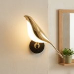 Proudome 3 Color Mode LED Bird Wall Light – Modern Artistic Decorative Wall Sconce