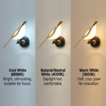 Proudome 3 Color Mode LED Bird Wall Light – Modern Artistic Decorative Wall Sconce - Image 4
