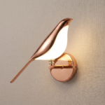 Proudome Rose Gold 3 in 1 LED Bird Wall Light – Modern Decorative Wall Sconce - Image 5