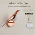 Proudome Rose Gold 3 in 1 LED Bird Wall Light – Modern Decorative Wall Sconce - Image 8