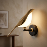 Proudome 3 Color Mode LED Bird Wall Light – Modern Artistic Decorative Wall Sconce - Image 5
