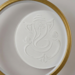 Proudome 3 Color Mode LED Ganesha Wall Light | Decorative Spiritual Round Wall Lamp - Image 4
