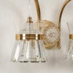 Proudome 3 Color Mode LED Wall Light | Modern Decorative Dual Glass Wall Sconce - Image 6