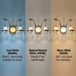 Proudome 3 Color Mode LED Wall Light | Modern Decorative Dual Glass Wall Sconce - Image 4