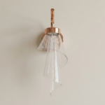 Proudome Rose Gold Acrylic LED Wall Light | 3-in-1 Color Mode Designer Wall Sconce - Image 2