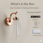 Proudome Rose Gold Acrylic LED Wall Light | 3-in-1 Color Mode Designer Wall Sconce - Image 8