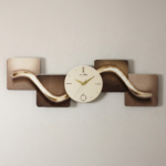 Proudome LED Wall Décor Light with Clock | Modern Decorative Wall Art for Living Room & Bedroom - Image 2