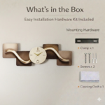 Proudome LED Wall Décor Light with Clock | Modern Decorative Wall Art for Living Room & Bedroom - Image 7