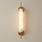 Proudome 3 Color Mode LED Wall Light | Modern Marble Effect Decorative Gold Wall Lamp - Image 5