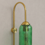 Proudome Green Glass Wall Light | Modern Decorative Metal Wall Lamp (Bulb Not Included) - Image 5