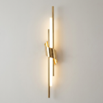 Proudome 3 Color Mode LED Wall Light | Modern Linear Gold Decorative Wall Lamp