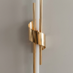 Proudome 3 Color Mode LED Wall Light | Modern Linear Gold Decorative Wall Lamp - Image 6