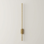 Proudome Gold Finish 3 Color Mode LED Wall Light | Modern Decorative Linear Wall Sconce - Image 2