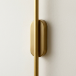 Proudome Gold Finish 3 Color Mode LED Wall Light | Modern Decorative Linear Wall Sconce - Image 6