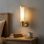 Proudome Modern LED Wall Light | Decorative Cylindrical Gold Wall Lamp - Image 3