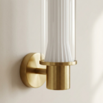 Proudome Modern LED Wall Light | Decorative Cylindrical Gold Wall Lamp - Image 6