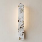 Proudome Marble Finish Metal LED Wall Light | Modern Designer Wall Sconce for Home Interiors - Image 4