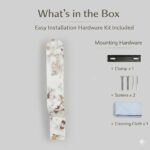 Proudome Marble Finish Metal LED Wall Light | Modern Designer Wall Sconce for Home Interiors - Image 8
