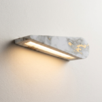 Proudome Marble Finish LED Wall Light | Modern Indoor Outdoor Decorative Wall Lamp