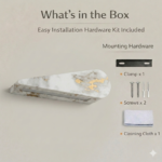 Proudome Marble Finish LED Wall Light | Modern Indoor Outdoor Decorative Wall Lamp - Image 8