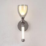 Proudome Smokey Glass LED Wall Light | Modern Decorative Wall Sconce - Image 4