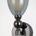 Proudome Smokey Glass LED Wall Light | Modern Decorative Wall Sconce - Image 5