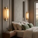Proudome 3 Color Mode LED Wall Light | Modern Marble Effect Decorative Gold Wall Lamp - Image 3