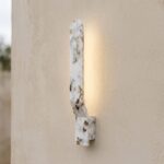 Proudome Marble Finish Metal LED Wall Light | Modern Designer Wall Sconce for Home Interiors - Image 5