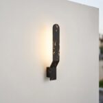 Proudome Black Marble Finish LED Wall Light | Modern Decorative Indoor Outdoor Wall Sconce - Image 5